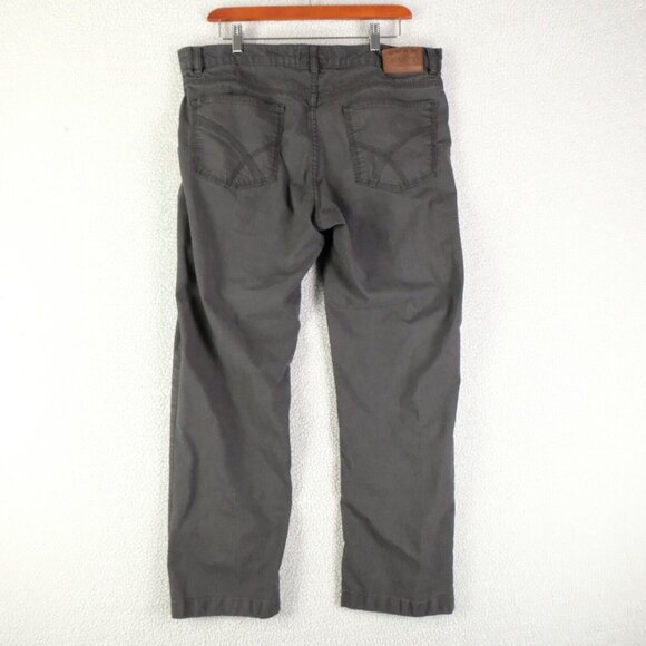 Brax Jeans Mens 34X29 Gray Straight Leg Lightweight Stretch Performance - Picture 4 of 9